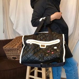 Betsy Johnson weekender bag